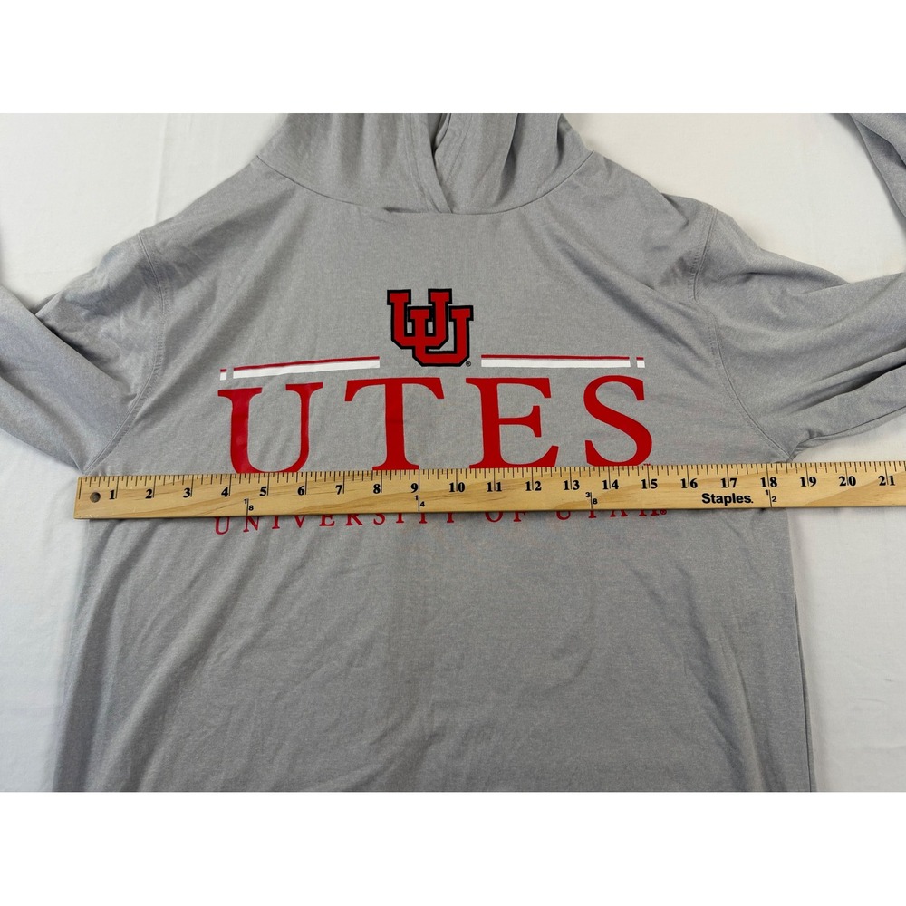 Utah Utes Graphic x Rivalry Threads Mens Small Grey Long Sleeve Shirt - Picture 3 of 9